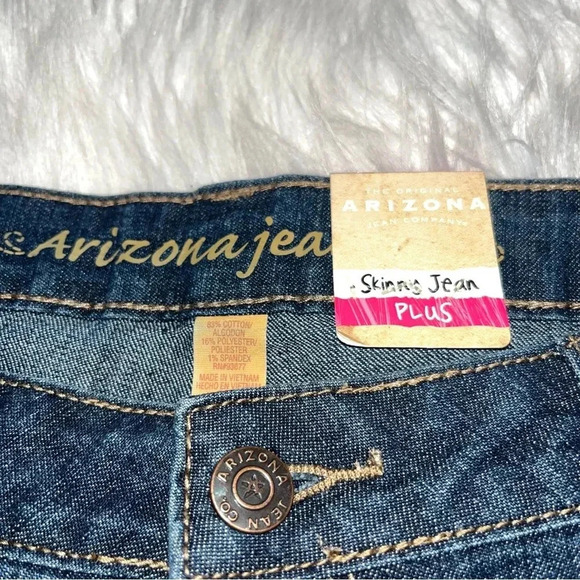 NWT-Arizona skinny jean plus 18.5 - Picture 2 of 7